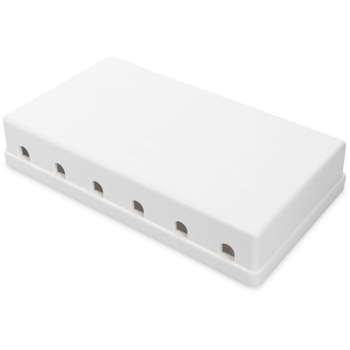 DIGITUS Gehäuse für Keystone Jacks 6-Port. weiß. Aufputzbox 0 DIGITUS Gehäuse für Keystone Jacks 6-Port. weiß. Aufputzbox 0