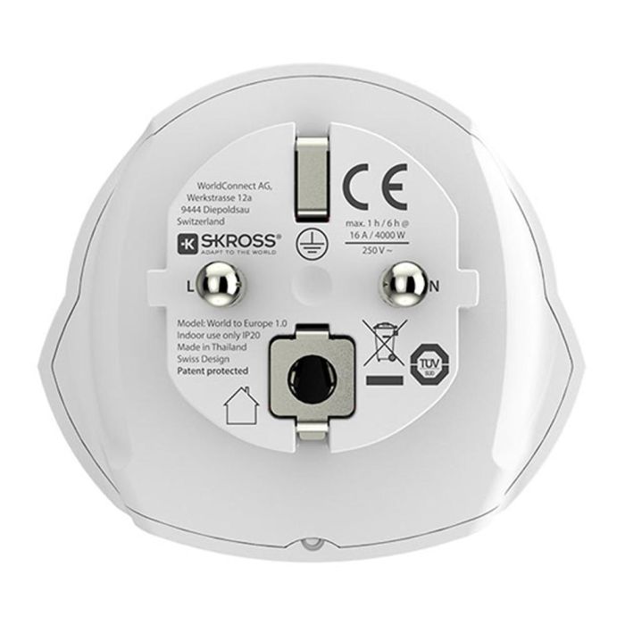 Adaptador mundial a europa skross 1500211-e 2