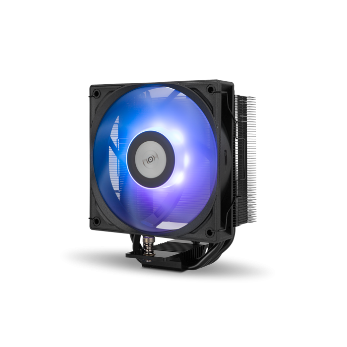 Nox Hummer R-400 ARGB Disipador CPU de 12cm con Ventilador PWM para Intel/AMD - Negro