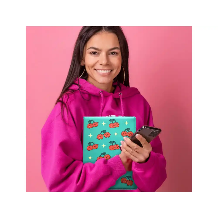 Wondee Funda Universal para Tablet 10.2'' con Diseño de Cerezas, Antideslizante y Giratoria 360° 7