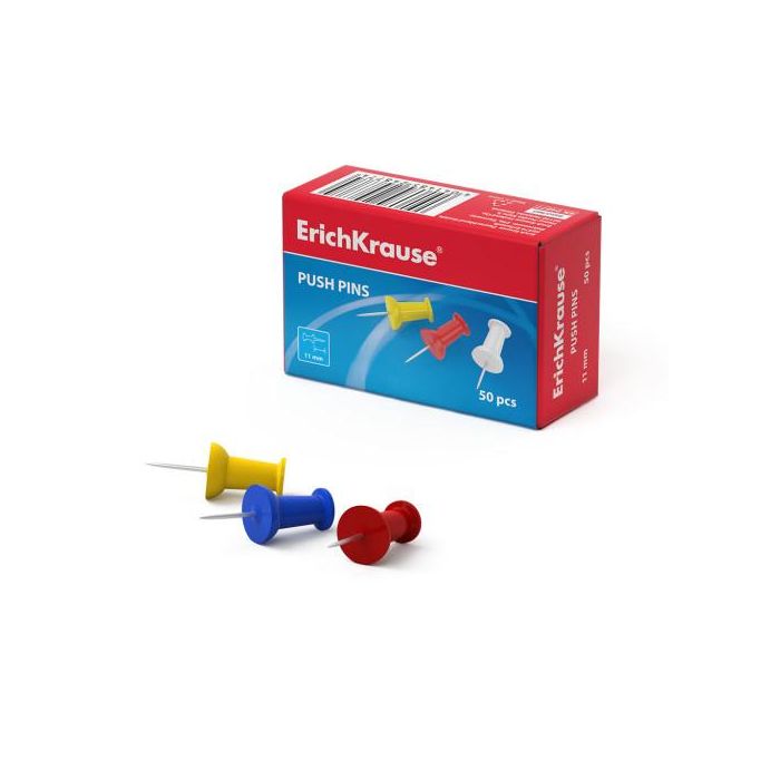 Caja 50 Pinchos de Colores ERICH KRAUSE 24877 Caja 50 Pinchos de Colores ERICH KRAUSE 24877