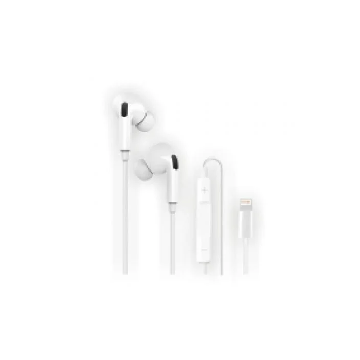 Auriculares Tech-One-Tech Hop De Boton Con Conector Lightning Microfono Integrado Blanco 1 Auriculares Tech-One-Tech Hop De Boton Con Conector Lightning Microfono Integrado Blanco 1