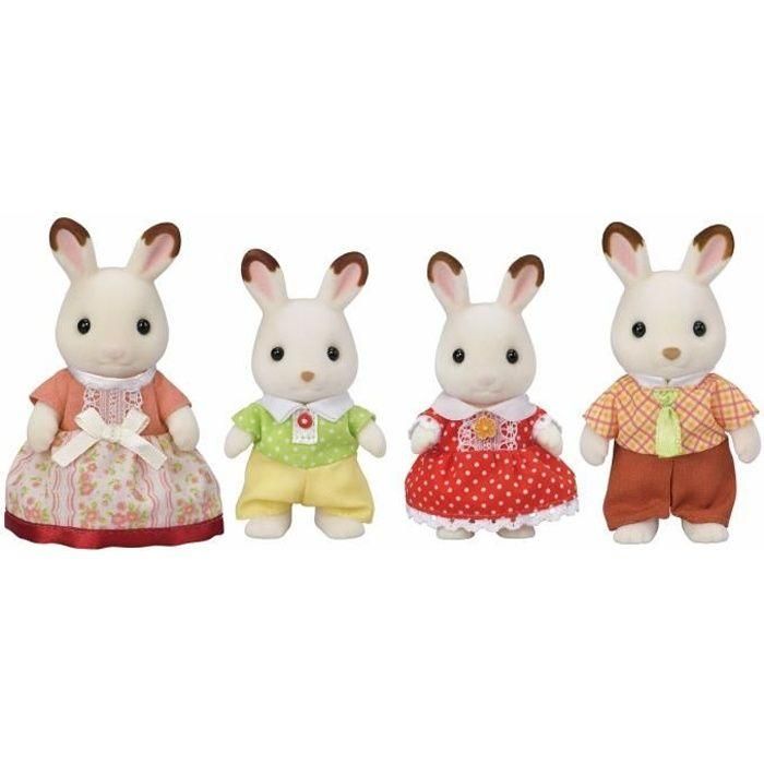 La familia de conejo de chocolate - Familias Sylvanian - 5655 - de 3 años