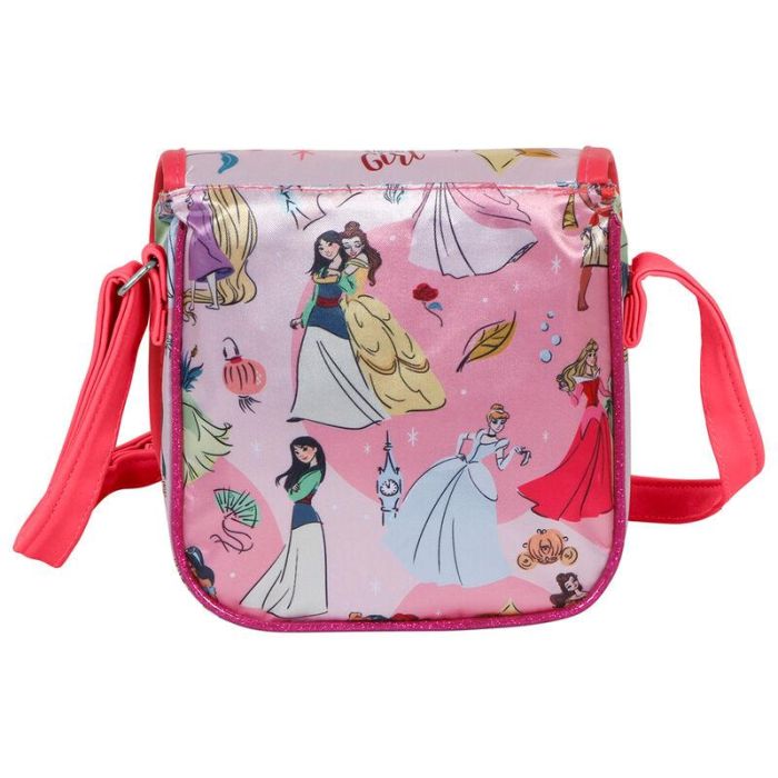 KARACTERMANIA Bolso Muffin infantil Princesas Disney con solapa, cierre magnético y correa ajustable al hombro