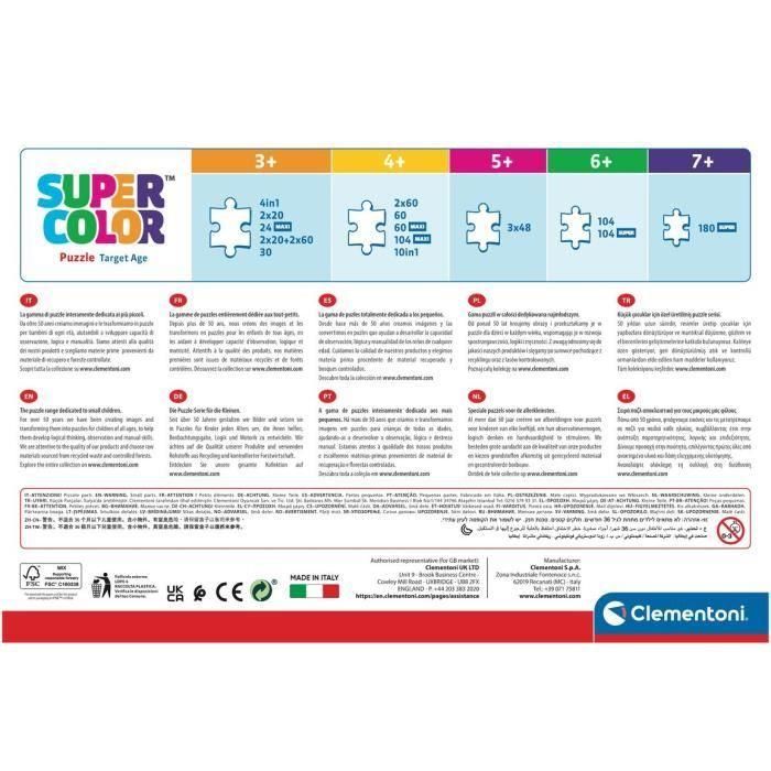 CLEMENTONI Puzzle Maxi Spidey Marvel 60 Piezas 62x42cm 3