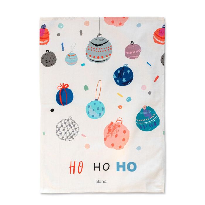 Paño de Cocina HappyFriday Xmas Ho Ho Ho Multicolor 70 x 50 cm (2 Unidades) 2