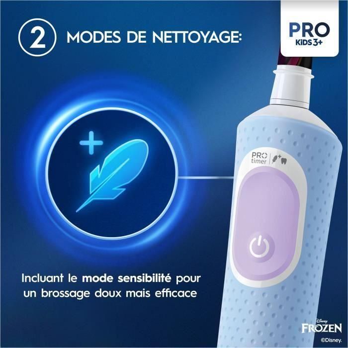 Oral-B Pro Kids Cepillo de dientes eléctrico 1 mango Frozen, 1 cabezal, a partir de 3 años 4 Oral-B Pro Kids Cepillo de dientes eléctrico 1 mango Frozen, 1 cabezal, a partir de 3 años 4