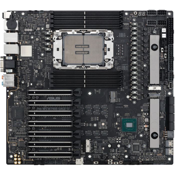 ASUS LGA4677 W790E-Sage SE Placa Base para Puesto de Trabajo Intel W790 DDR5 EEB 12