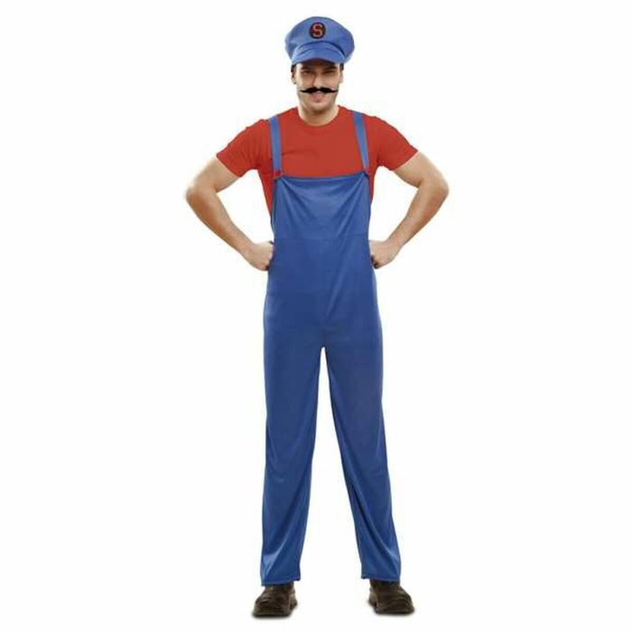 Disfraz red super plumber gorra, camiseta y pantalón talla XL Disfraz red super plumber gorra, camiseta y pantalón talla XL
