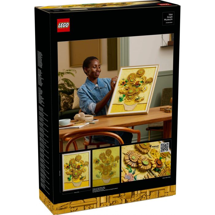 LEGO Art 31215 Set de Construcción Vincent van Gogh Girasoles para Adultos - Arte Mural 12
