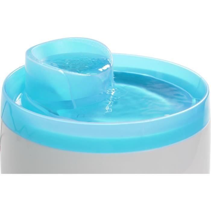 Zolux ZOL3336025743453 Fuente de agua para perros y gatos con cartucho filtrante, 2 litros 4