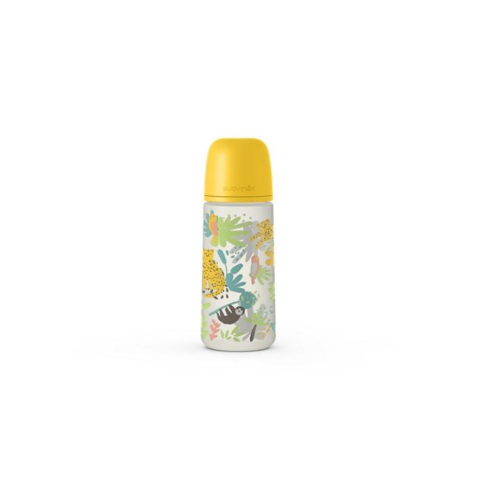 Suavinex Prints Biberón Tetina Fisiológica L 4 Suavinex Prints Biberón Tetina Fisiológica L 4
