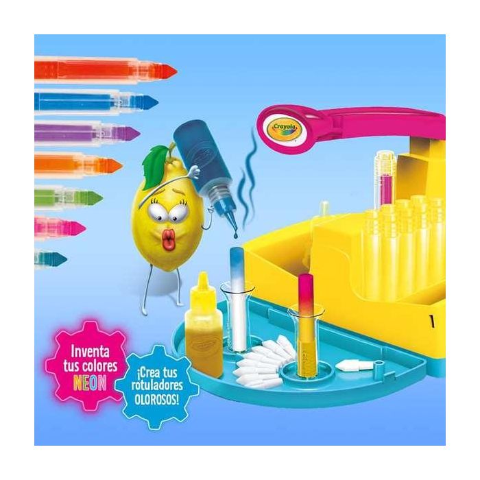Laboratorio de rotuladores olorosos neón ¡inventa tus colores! 30x14x30 cm 6