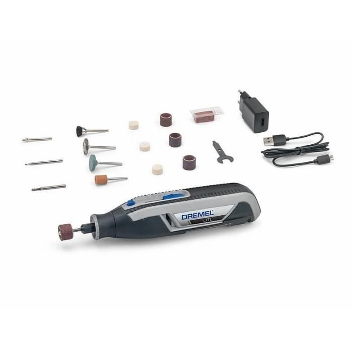 Mini herramienta multiusos inalámbrica Dremel 7760-15: batería de iones de litio (3,2 V) (entregada con 15 accesorios) 1 Mini herramienta multiusos inalámbrica Dremel 7760-15: batería de iones de litio (3,2 V) (entregada con 15 accesorios) 1