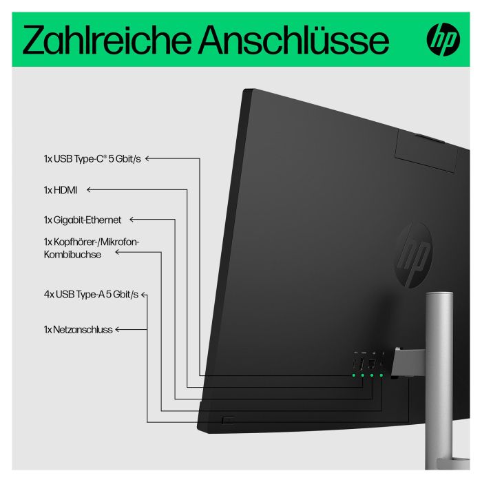 HP 24-cr0007ng All-in-One PC 60,5 cm (23,8 Zoll) 10