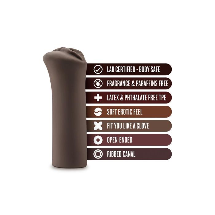 Masturbador Masculino Blush Hot Chocolate Marrón 3