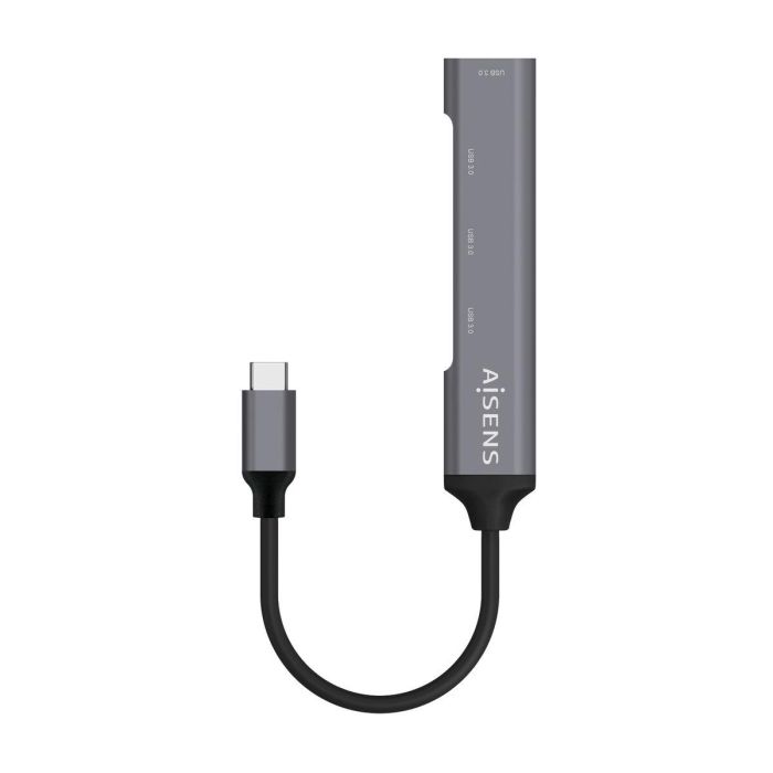 Hub USB Aisens A109-0541 Gris (1 unidad) 1 Hub USB Aisens A109-0541 Gris (1 unidad) 1