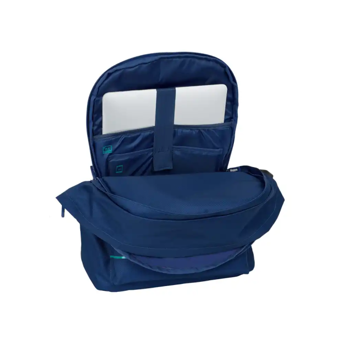 Safta Mochila Doble Portátil 15,6" con USB Kappa Marino 440x310x180 mm 4
