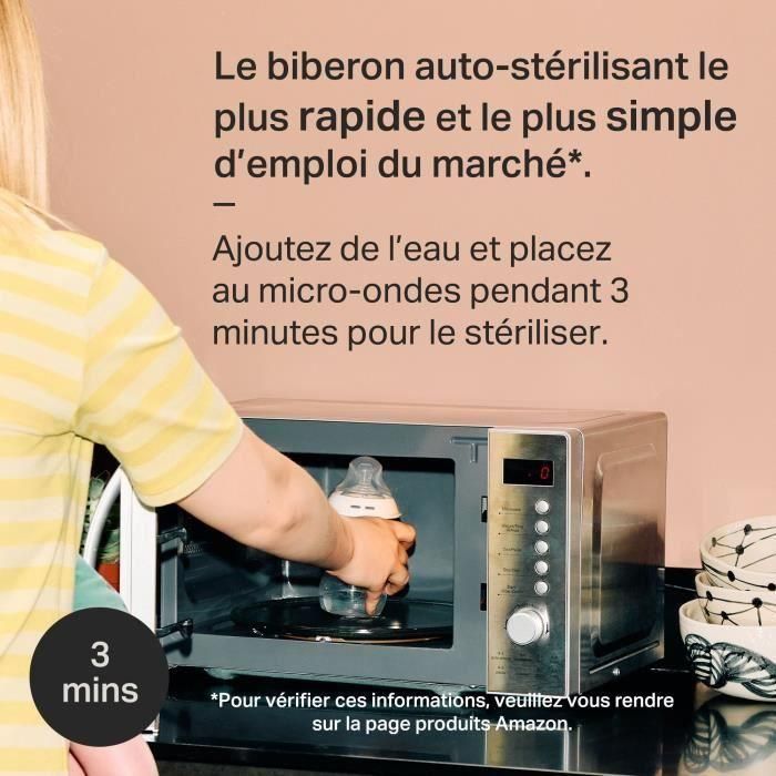 Tommee Tippee Biberón Closer to Nature, Facilita Transición Pecho a Biberón, Tetina que imita Pecho y Válvula Anticólicos - Rosa 4 Tommee Tippee Biberón Closer to Nature, Facilita Transición Pecho a Biberón, Tetina que imita Pecho y Válvula Anticólicos - Rosa 4