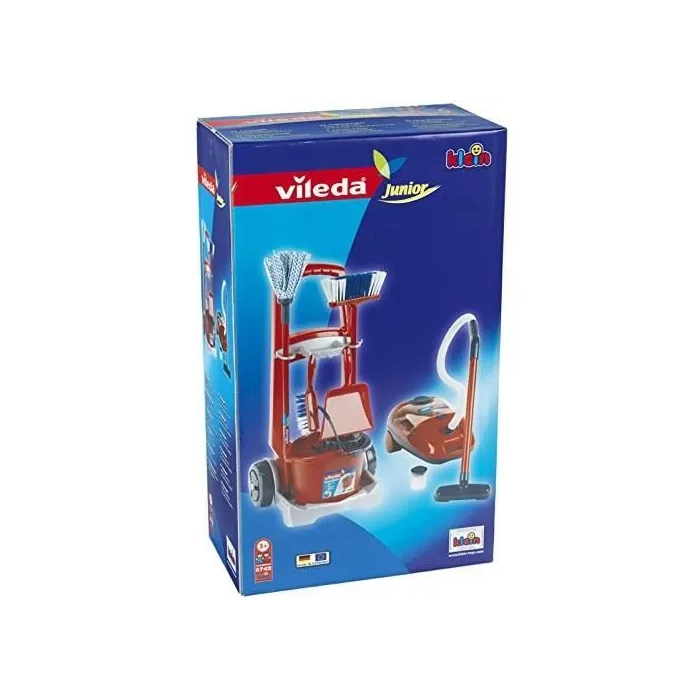 Klein Carro de limpieza con aspiradora Electrónica Realista para Niños a partir de 3 años 1 Klein Carro de limpieza con aspiradora Electrónica Realista para Niños a partir de 3 años 1