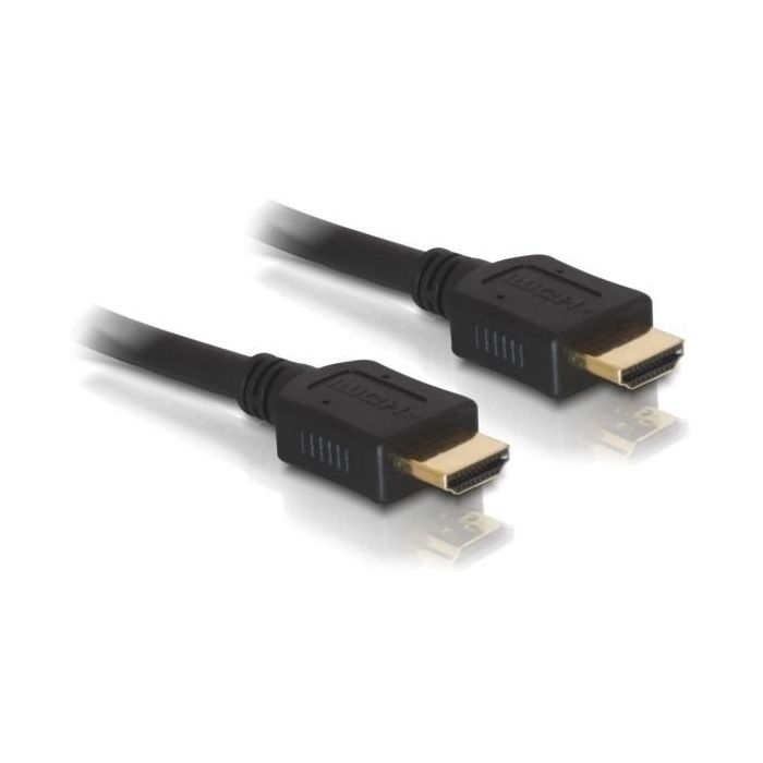 DeLOCK Kabel HDMI A/A 1.3b Macho/Macho 5m - Conectores St-St Negros, 10.2 Gbit/s
