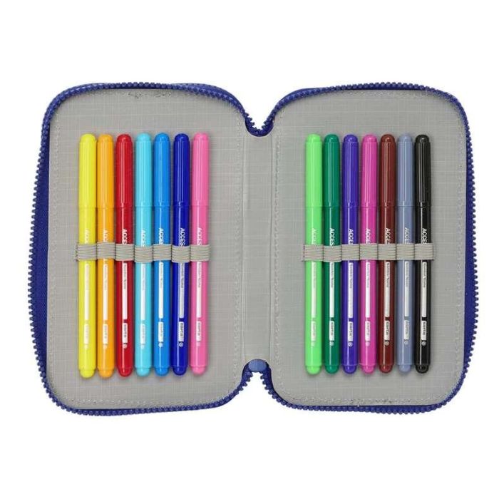Plumier Escolar Safta Doble Pequeño 28 Piezas F.C. Barcelona 195x125x40 mm 3 Plumier Escolar Safta Doble Pequeño 28 Piezas F.C. Barcelona 195x125x40 mm 3