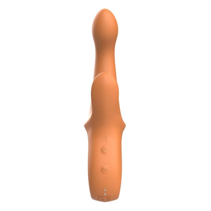 Vibrador Doble Estimulación Dream Toys Glam Naranja 4 Vibrador Doble Estimulación Dream Toys Glam Naranja 4