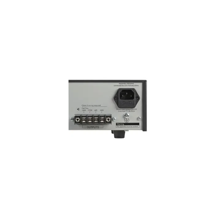 BOSCH PLE-1ME060-EU Amplificador Mezclador de 60W con 4 Micrófonos y Entrada de Música Ambiental 2