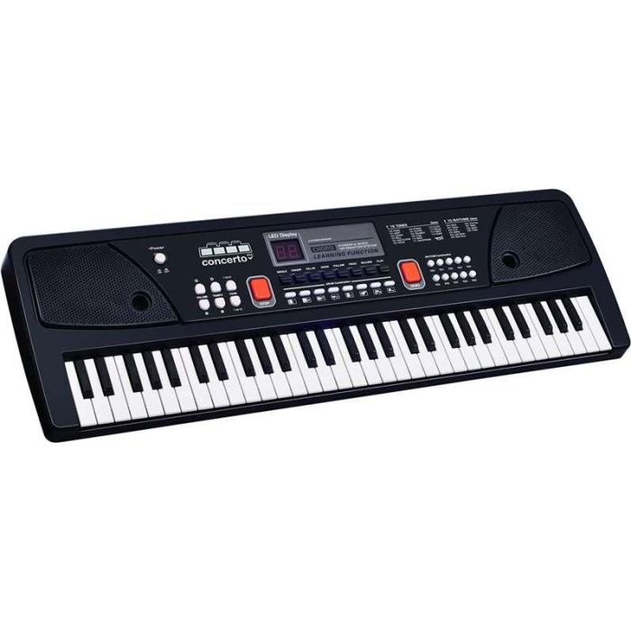 Organo electronico 61 teclas con microfono,toma usb y cable de audio 63x20x6 cm 1 Organo electronico 61 teclas con microfono,toma usb y cable de audio 63x20x6 cm 1