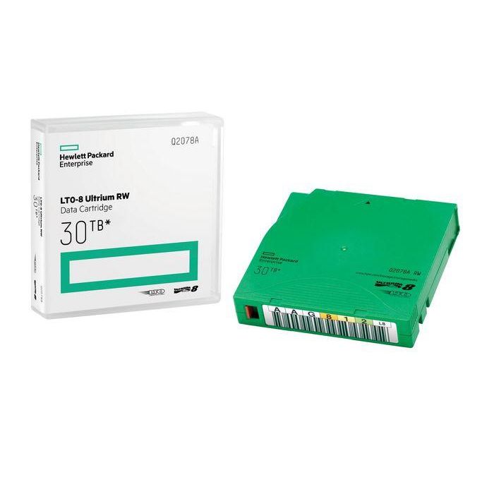 HP Enterprise Q2078A LTO-8 Ultrium 30 TB Cinta de Datos RW 0 HP Enterprise Q2078A LTO-8 Ultrium 30 TB Cinta de Datos RW 0