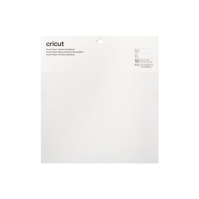 Cricut 2008317 Bloc de Hojas de Papel para Bellas Artes, 10 Hojas, 30.5x30.5 cm, Blanco, 210 g/m² Cricut 2008317 Bloc de Hojas de Papel para Bellas Artes, 10 Hojas, 30.5x30.5 cm, Blanco, 210 g/m²