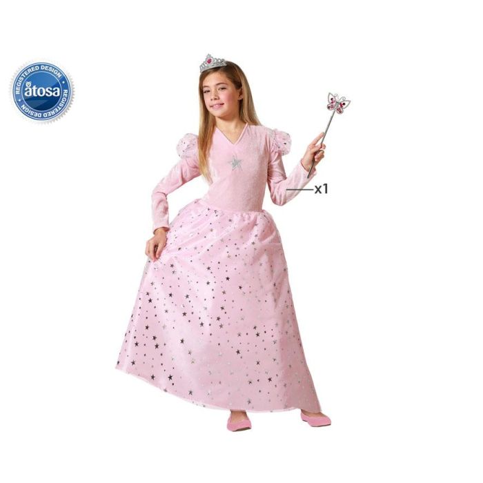 Disfraz Hada Madrina Rosa con Estrellas para Niña 3-4 Años - Carnaval Infantil Disfraz Hada Madrina Rosa con Estrellas para Niña 3-4 Años - Carnaval Infantil