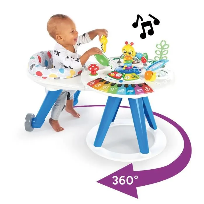 Baby Einstein Mesa de Actividades Andador Around We Go 4 en 1 para Primeros Pasos 1