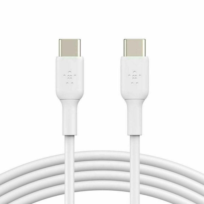 Cable USB-C a USB-C Belkin CAB003BT2MWH Blanco 2 m 3 Cable USB-C a USB-C Belkin CAB003BT2MWH Blanco 2 m 3