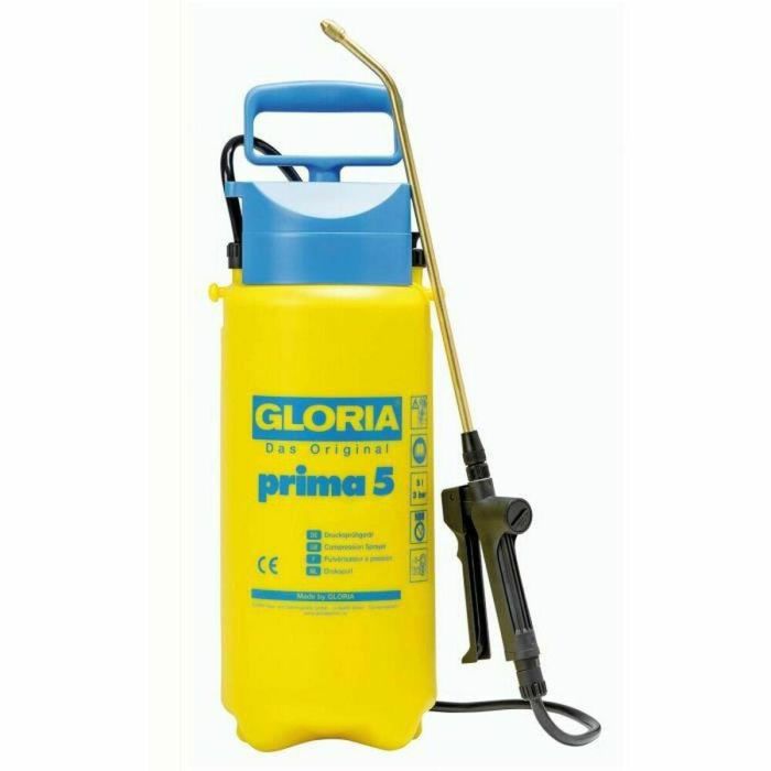 Gloria Pulverizador de mano Prima 5, capacidad 5 litros, 3 bares de presión