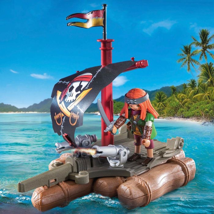 Playmobil Pirata con Tesoro 71794 Set de Barco Pirata para Niños a partir de 4 Años 3
