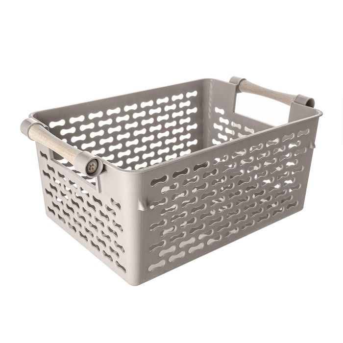 Confortime Cesta Multiusos con Asas de Madera, 30.5 cm Largo x 19 cm Ancho x 12.5 cm Alto (24 Unidades) 8 Confortime Cesta Multiusos con Asas de Madera, 30.5 cm Largo x 19 cm Ancho x 12.5 cm Alto (24 Unidades) 8