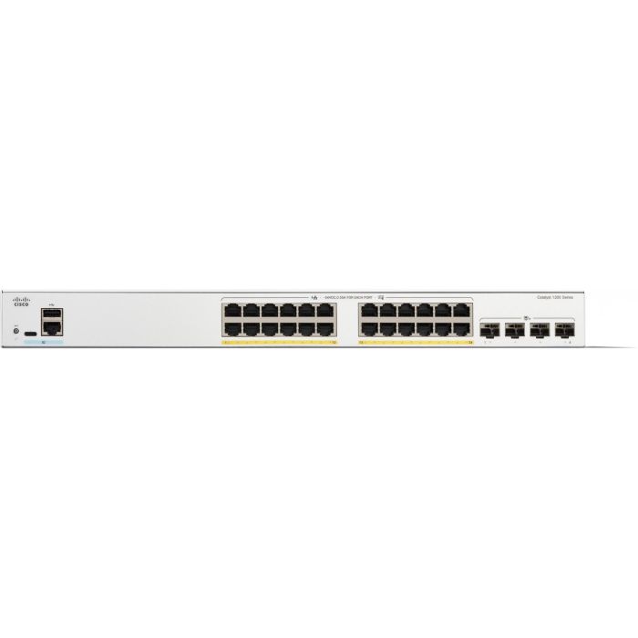 Cisco CATALYST 1200 Switch Gestionable 24 Puertos Gigabit Ethernet 1 Cisco CATALYST 1200 Switch Gestionable 24 Puertos Gigabit Ethernet 1