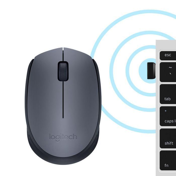 Logitech M170 Ratón Inalámbrico 2.4 GHz Gris con Receptor USB, 12 Meses de Batería, Compatible Windows, Mac y Chrome 5 Logitech M170 Ratón Inalámbrico 2.4 GHz Gris con Receptor USB, 12 Meses de Batería, Compatible Windows, Mac y Chrome 5