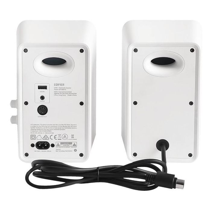 Edifier QR30 Desktoplautsprecher weiss Bluetooth.RGB retail 4 Edifier QR30 Desktoplautsprecher weiss Bluetooth.RGB retail 4