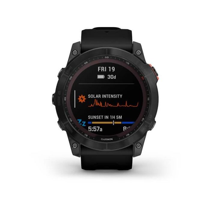 Garmin fenix 7X Solar, Reloj inteligente GPS, 51mm, Power Glass, Negro, con pulsómetro, NFC, Wi-Fi y 16GB 1 Garmin fenix 7X Solar, Reloj inteligente GPS, 51mm, Power Glass, Negro, con pulsómetro, NFC, Wi-Fi y 16GB 1