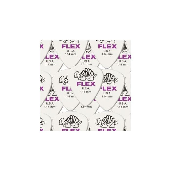 Dunlop Pack 72 Unidades Tortex Flex / Standard Púas Guitarra 1,14mm