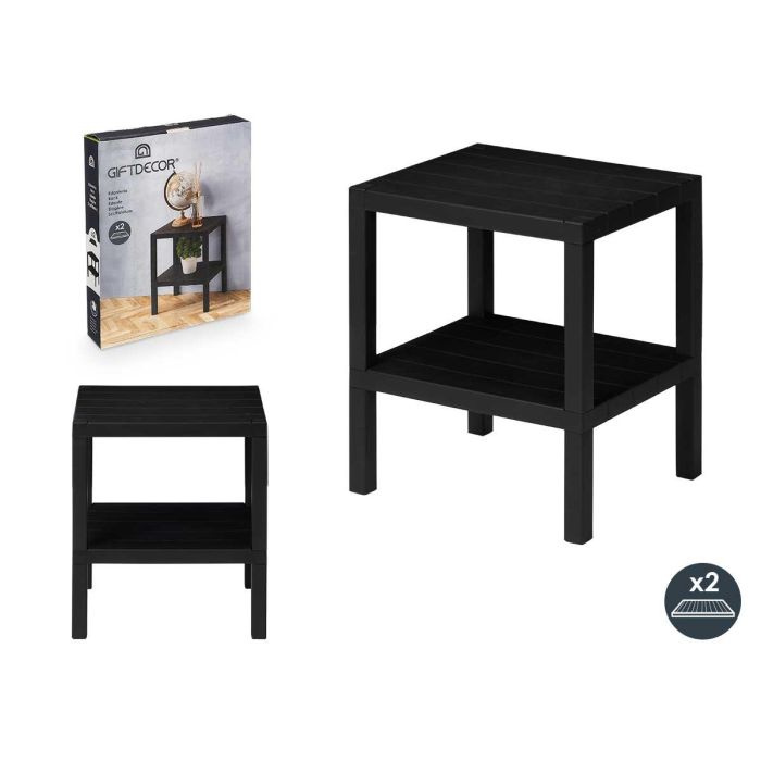 Estanteria Plastico 2 Baldas Giftdecor 38X46CM (8 Unidades) Estanteria Plastico 2 Baldas Giftdecor 38X46CM (8 Unidades)