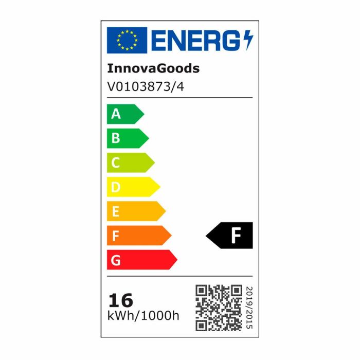 Ventilador de Techo con Luz LED y 3 Aspas ABS Flaled InnovaGoods Blanco 36 W 52" Ø132 cm 2 Ventilador de Techo con Luz LED y 3 Aspas ABS Flaled InnovaGoods Blanco 36 W 52" Ø132 cm 2