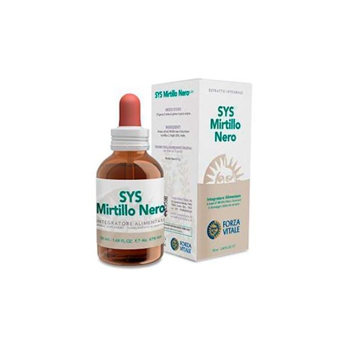 FORZA VITALE Sys.Mirtillo Nero (Arándano) 50ml, favorece el tránsito intestinal