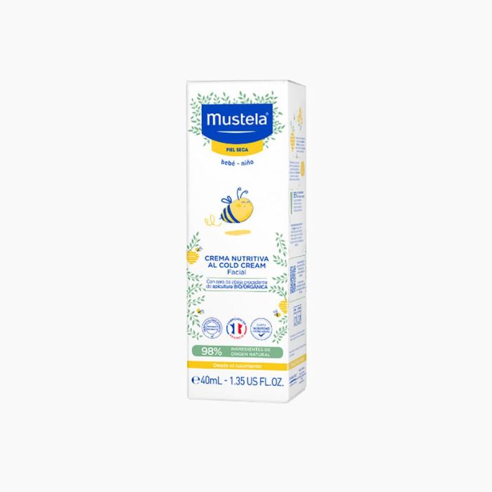 Mustela Crema Facial Al Cold Cream Nutritiva Bebe-Niño 40M 1 Mustela Crema Facial Al Cold Cream Nutritiva Bebe-Niño 40M 1