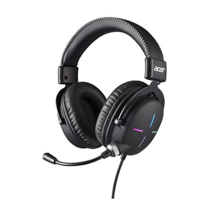 Acer Auriculares Gaming Nitro NHW200 Negro - Cableado, Diadema Ajustable, Micrófono Omnidireccional Acer Auriculares Gaming Nitro NHW200 Negro - Cableado, Diadema Ajustable, Micrófono Omnidireccional