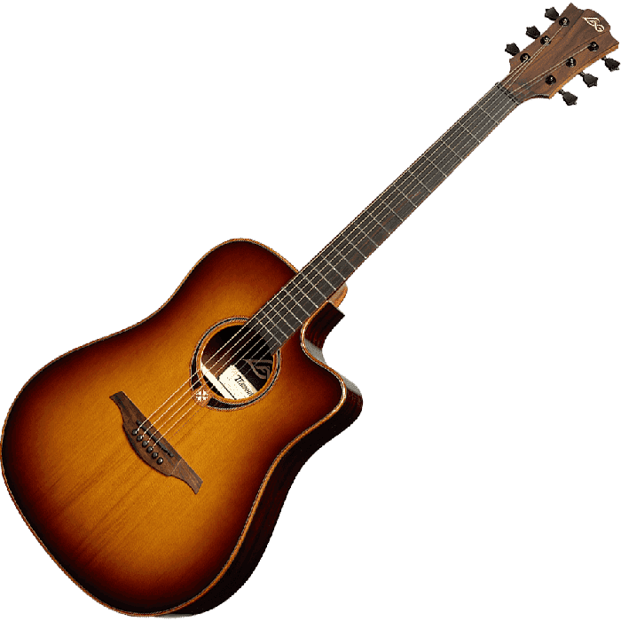 LAG Guitarra Acústica Dreadnought Cutaway Tramontane 118 A/E - Brown Shadow | Electroacústica 3