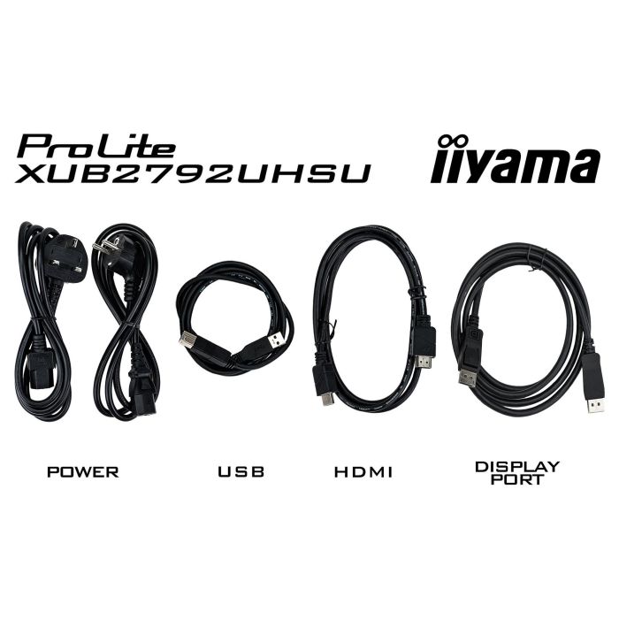 iiyama ProLite XUB2792UHSU-B6 68,5cm/27" 4K UHD IPS 3840x2160 60Hz HDMI DP USB Negro