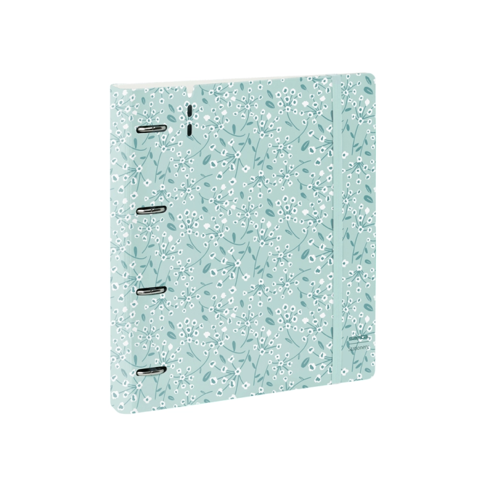 Safta Carpeblock pp foam 4 ani 35mm c/recambio light blue flowers 27x32x4 cm 2